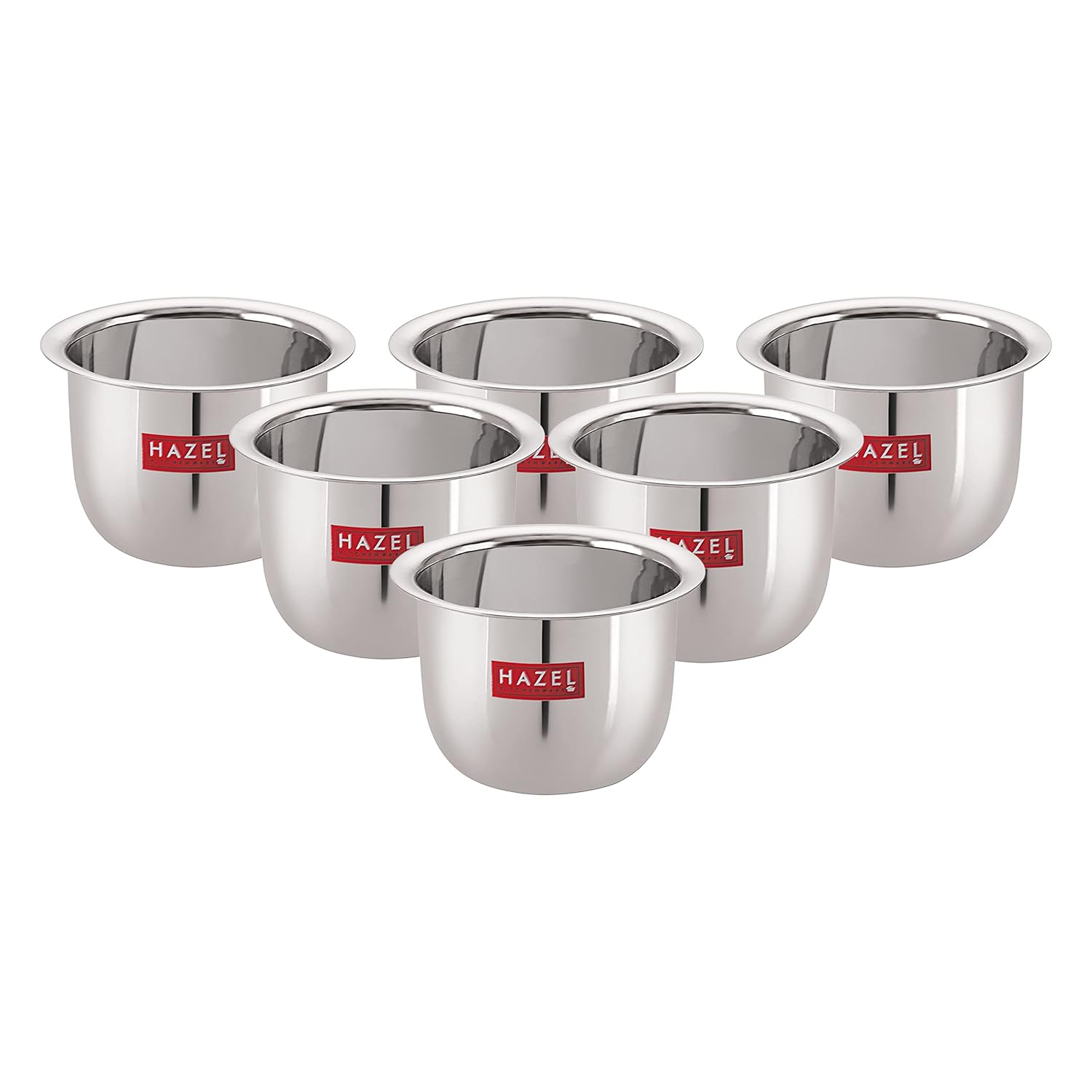 Stainless Steel Mini Tea Glass, 200ml - Set of 6