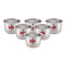Stainless Steel Mini Tea Glass, 200ml - Set of 6