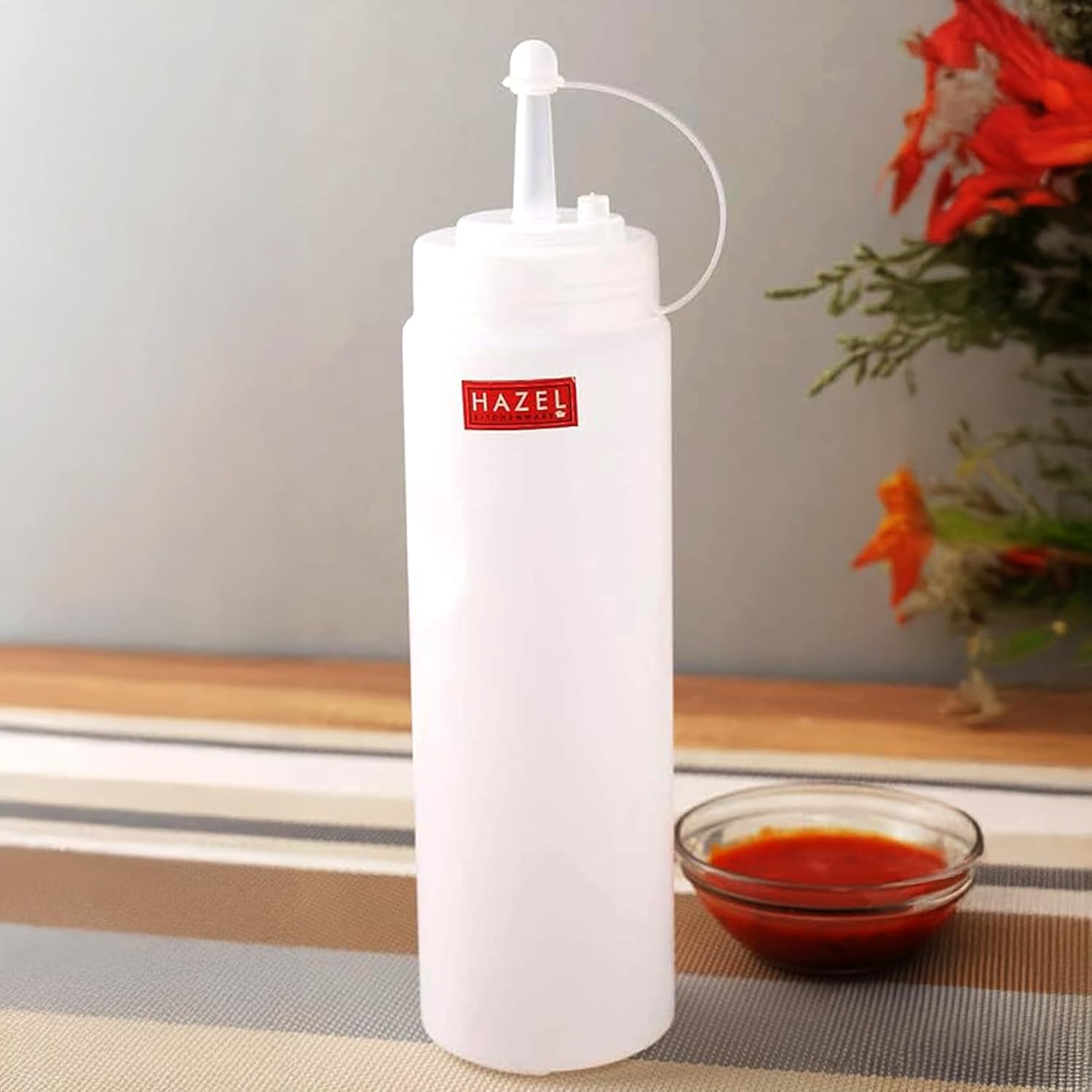 Transparent Sauce Squeeze Bottle – 760 ML (Set of 4)