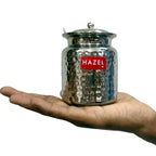 Stainless Steel Ghee Container/Oil Jar with Spoon, 350ML