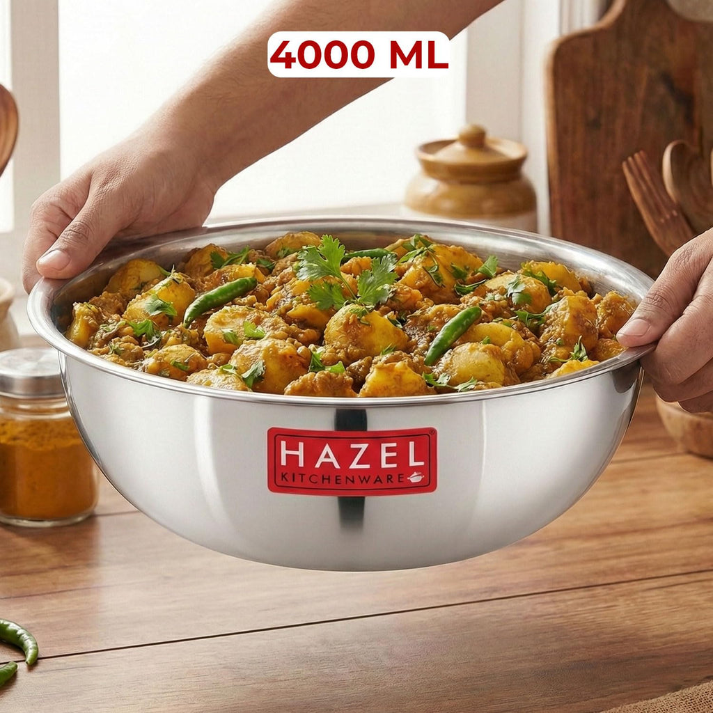 Triply Stainless Steel Induction Bottom Tasla – 4 L, 29.9 cm