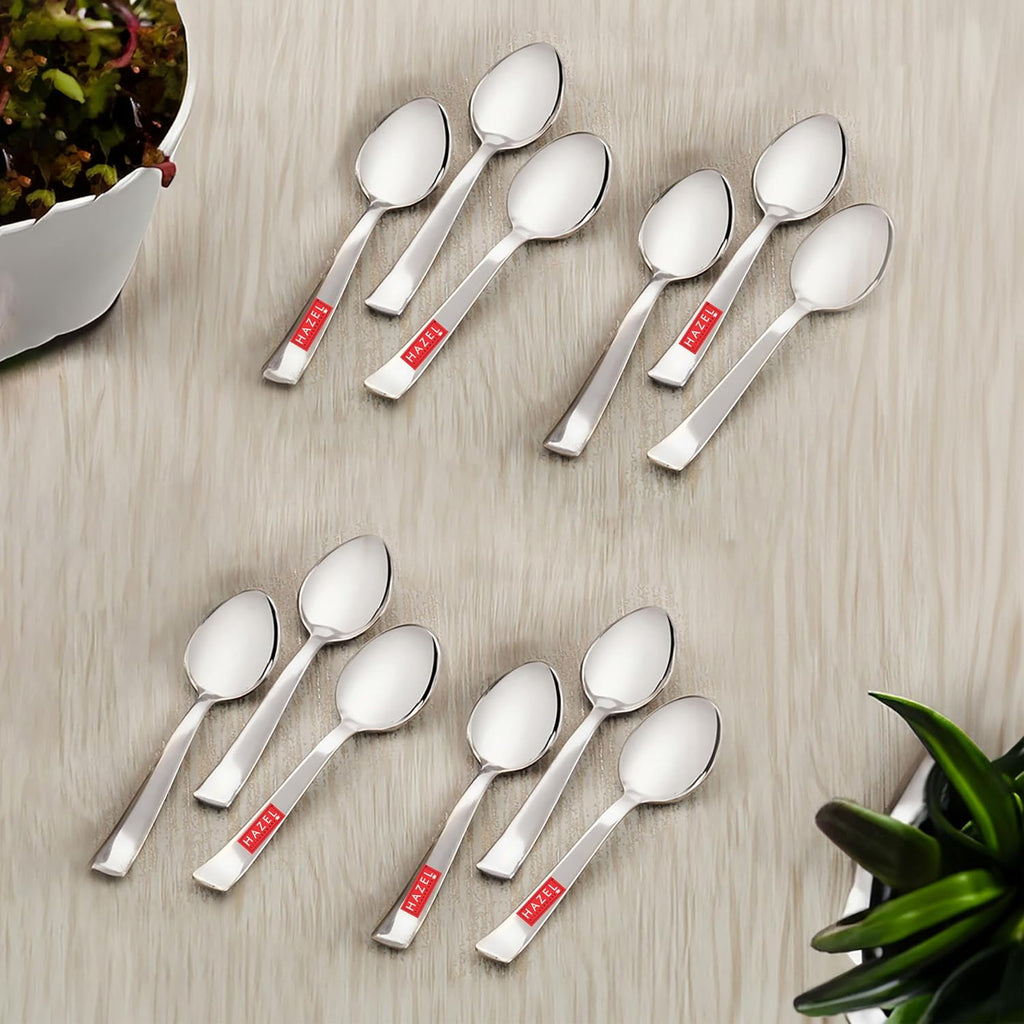 Stainless Steel Masala Jar Spoon 13.5 cm (Set of 12)