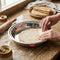 Stainless Steel Atta Parat 29 cm, 2000 ml Dough Kneading Plate for Roti & Puri