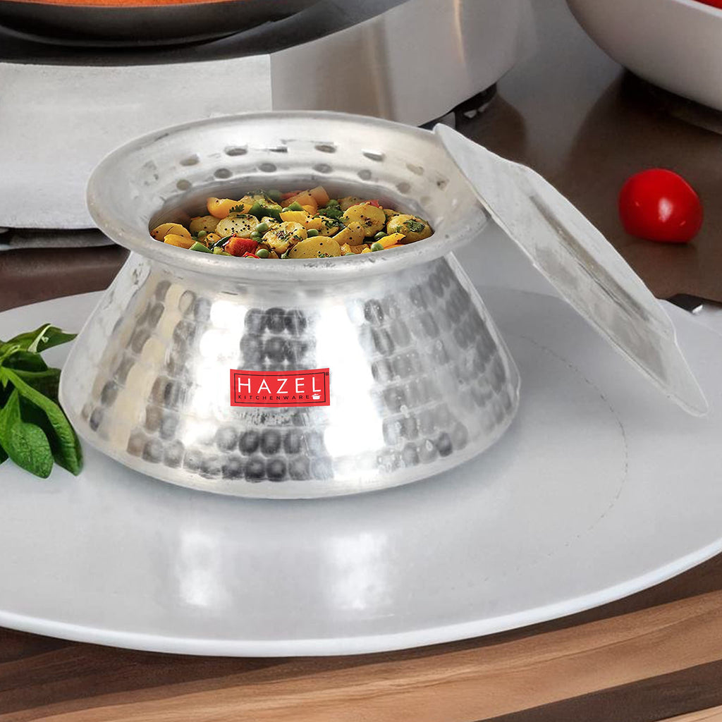Aluminium Hammered Kadai / Handi, 3.2L