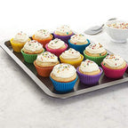Round Reusable Silicone Cupcake Moulds, Set Of 12