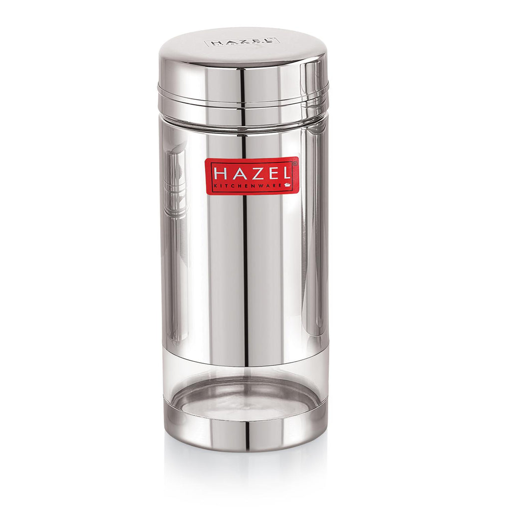 Stainless Steel Airtight Transparent Storage Container, 950 ml