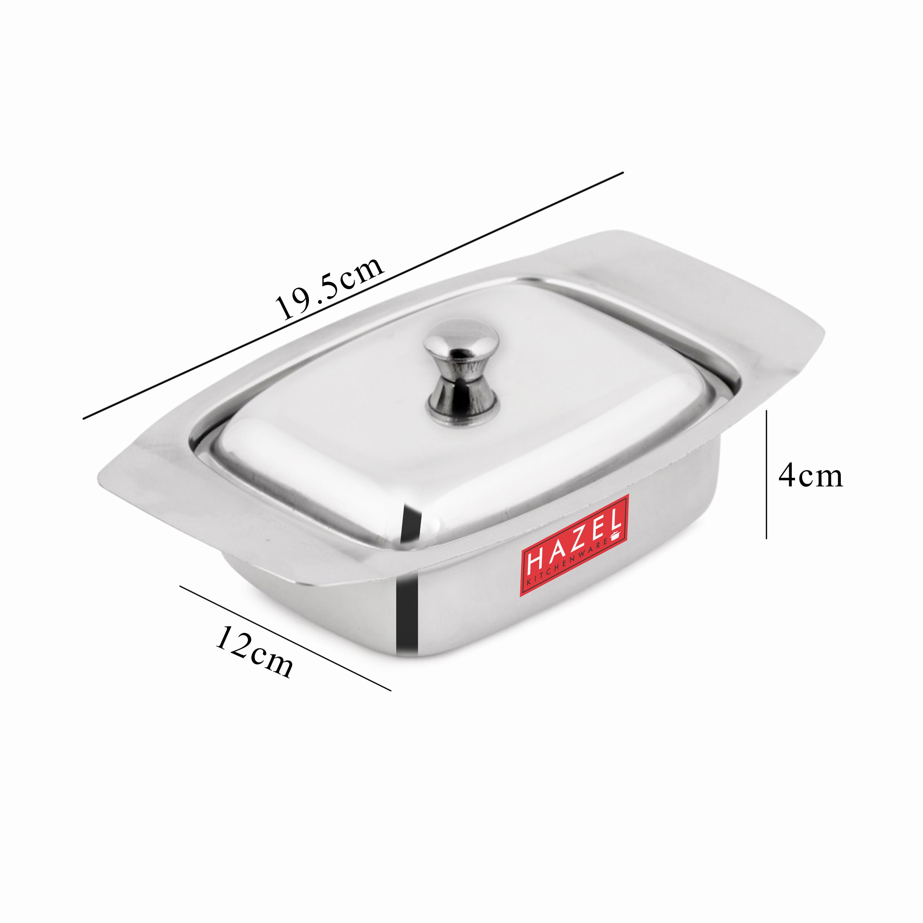 Stainless Steel Butter Box, Butter Dish with Lid for Storage, 500g Butter Capacity