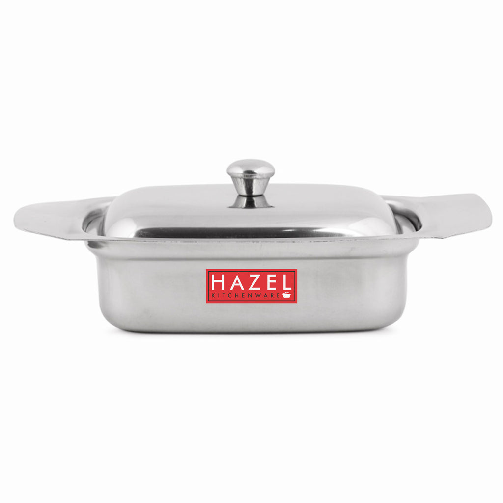 Stainless Steel Butter Box, Butter Dish with Lid for Storage, 500g Butter Capacity