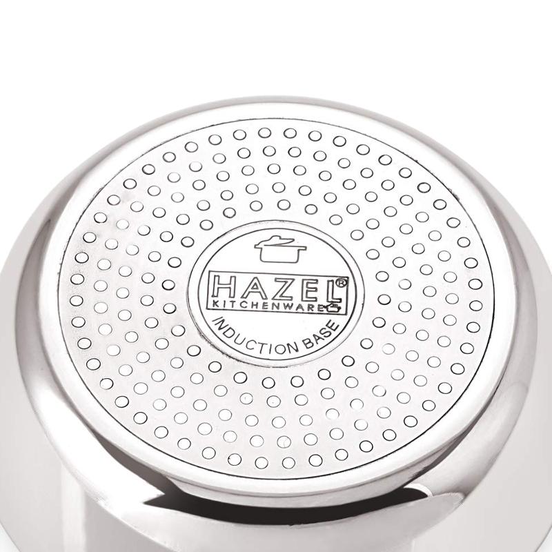Aluminium Induction Patila Bhagona, Flat Bottom, 6000 ml, 27.8 cm, Silver