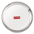 Stainless Steel Dinner Lunch Plate Bhojan Thali, Dia 24 cm, Small