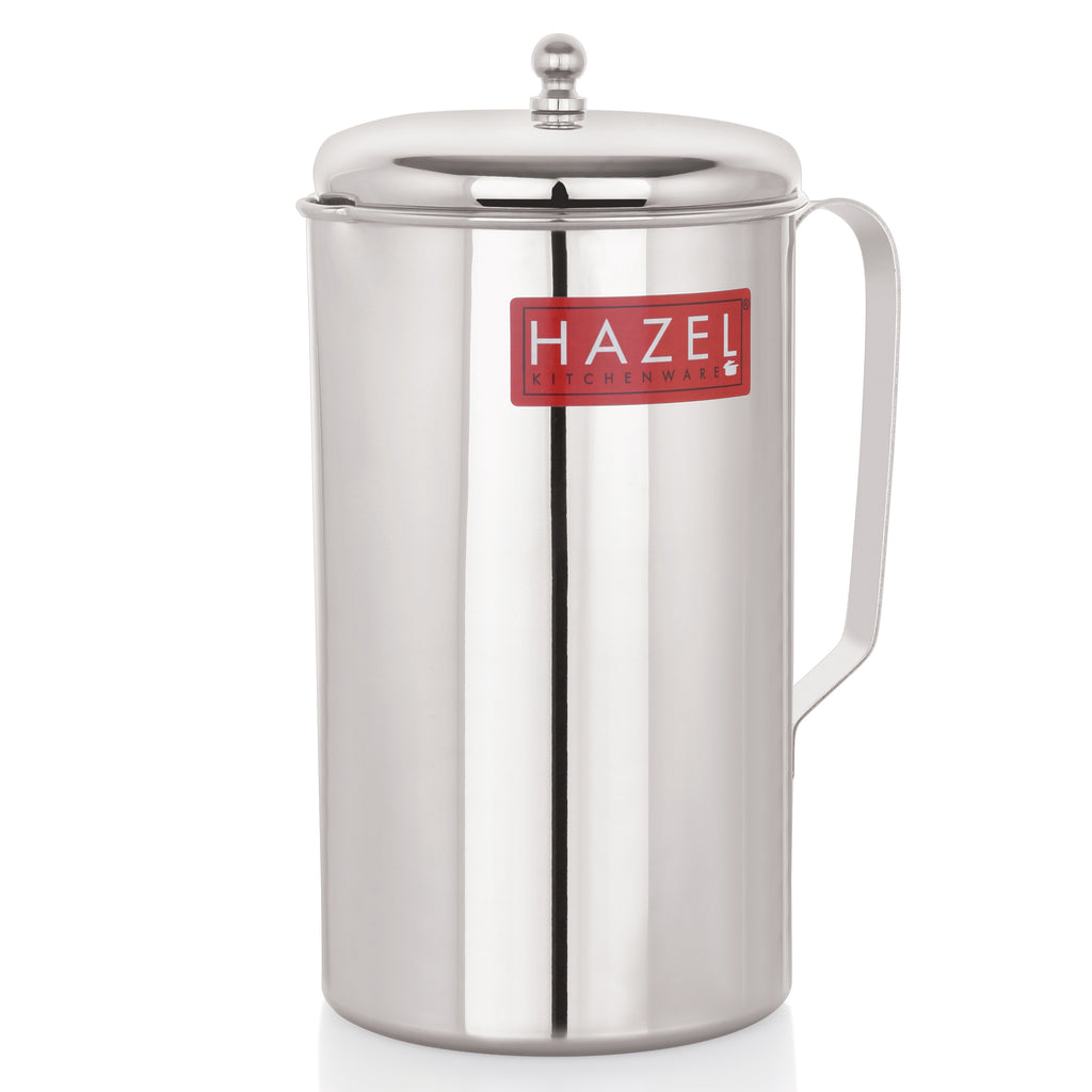 Stainless Steel Water Jug/Pitcher with Lid, 2 L
