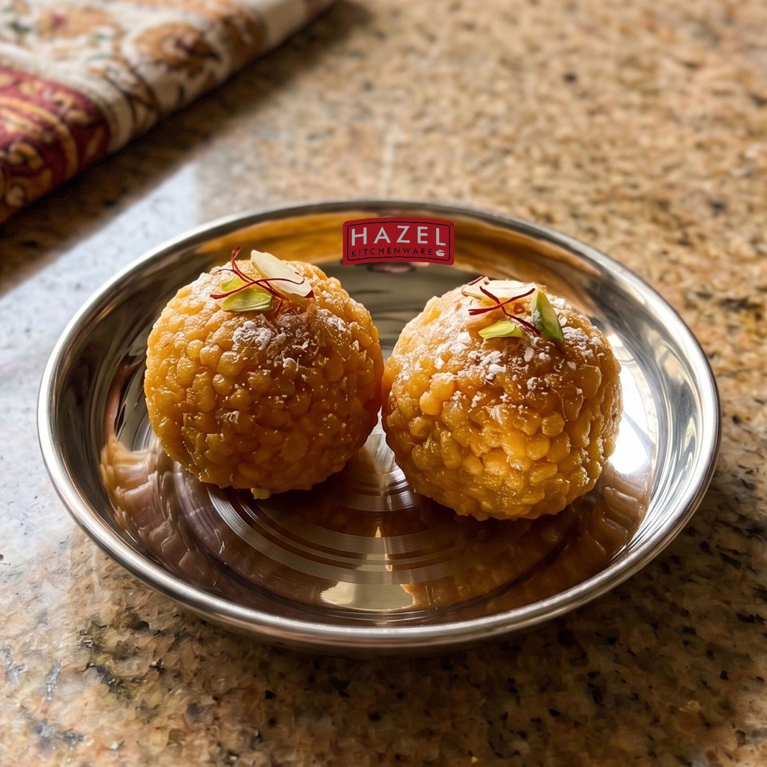 Stainless Steel Halwa Plate, Mini Dessert Dish for Sweets, 100ml