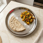 Stainless Steel Thali 27 cm Round Steel Dinner Plate