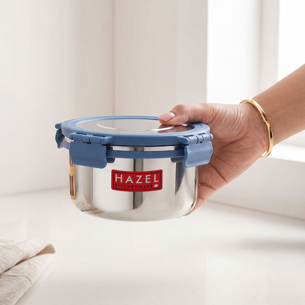 Leakproof Stainless Steel Tiffin Box, Airtight Food Grade Container