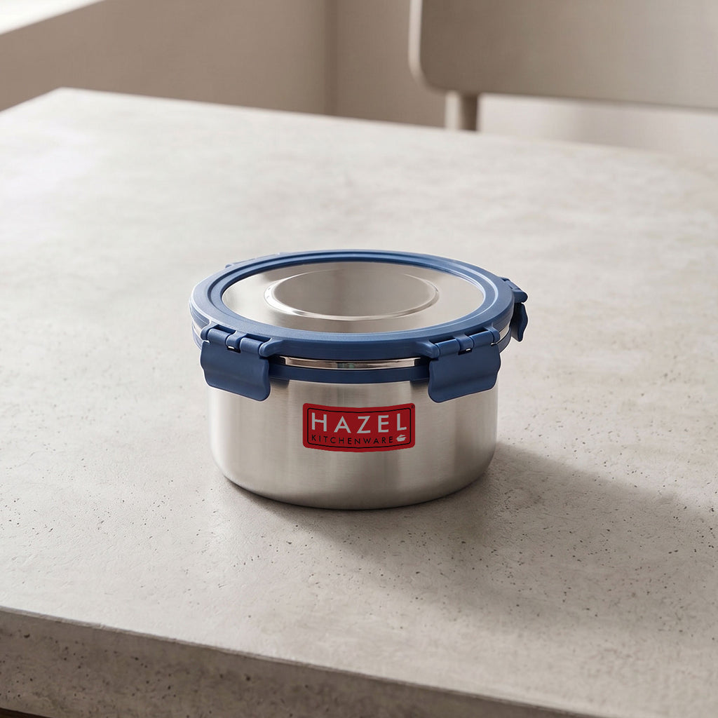 Stainless Steel Containers with Lid - 1125 ML
