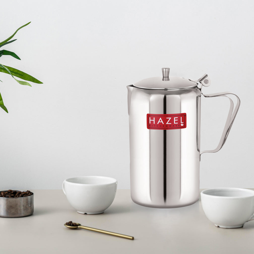 Stainless Steel Water Jug 1800 ml, Steel Pitcher for Water, Milk & Juice
