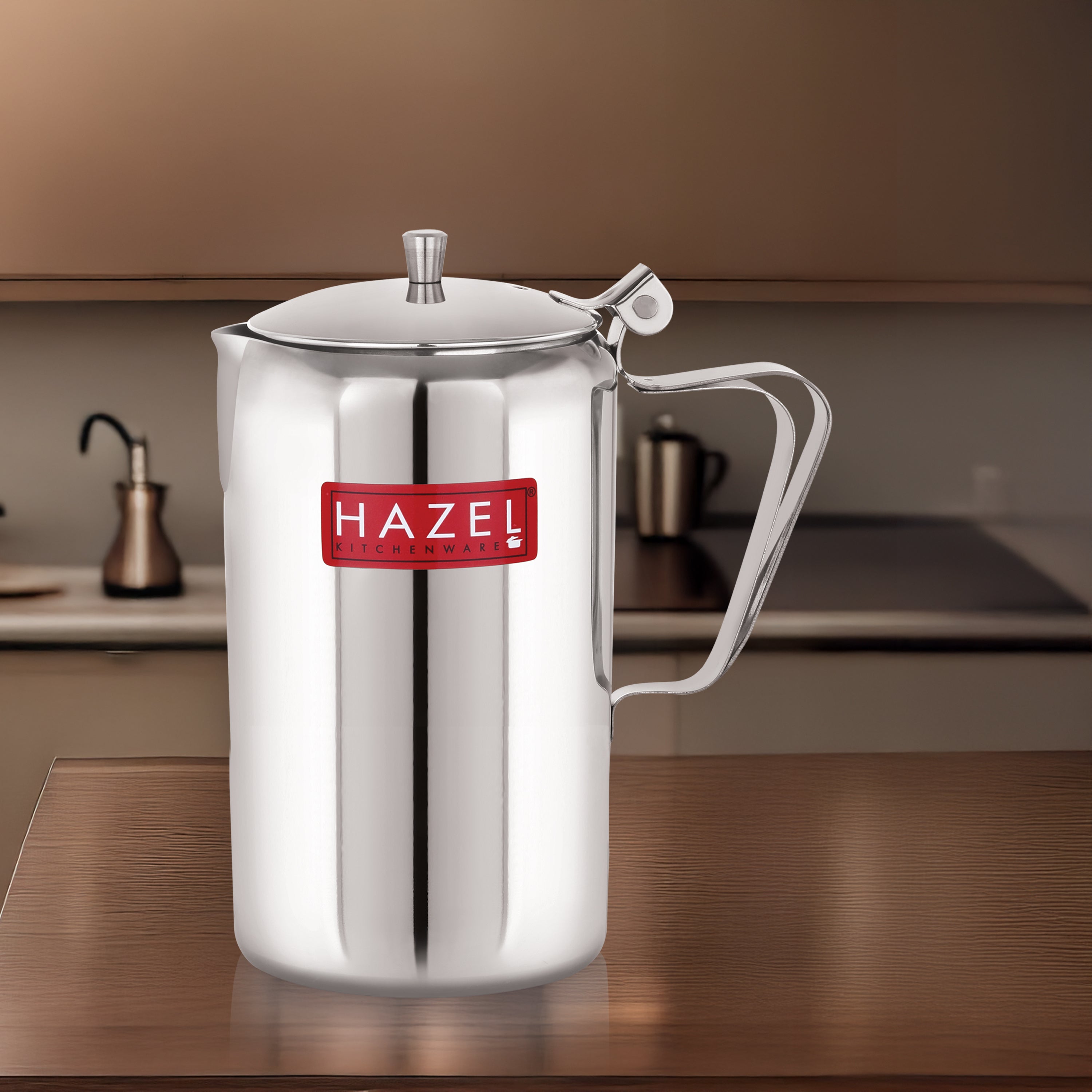 Stainless Steel Water Jug 1800 ml, Steel Pitcher for Water, Milk & Juice