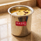 Stainless Steel Milk Boiler Pot with Lid, 1050 ML