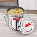 Stainless Steel Milk Container with Handle, 2500 ml