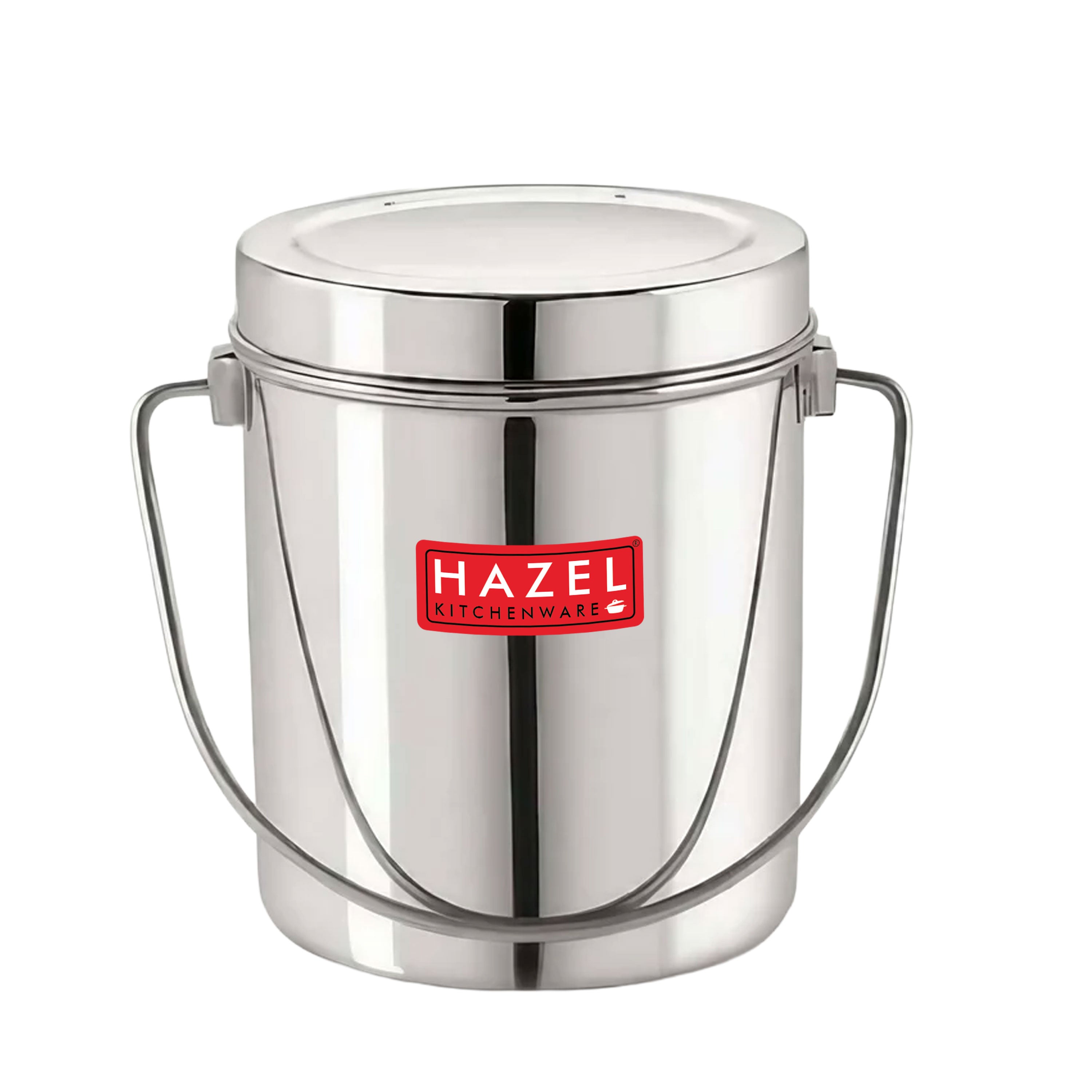 Stainless Steel Milk Container with Handle, 2500 ml