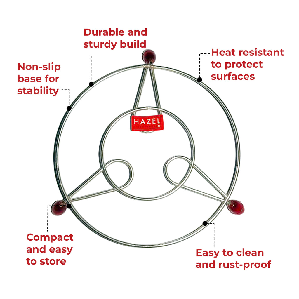 Stainless Steel Trivet Stand – 1 Pc