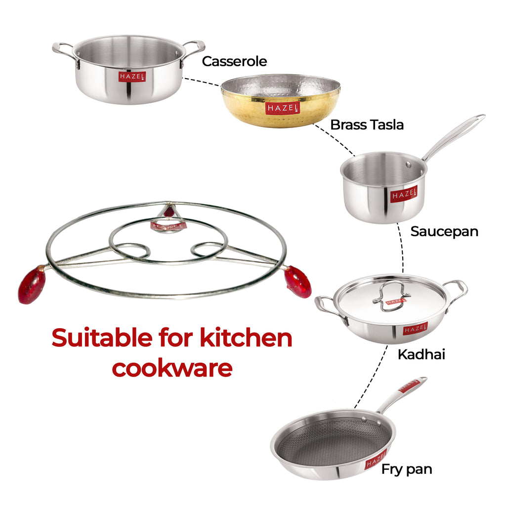 Stainless Steel Trivet Stand – 1 Pc