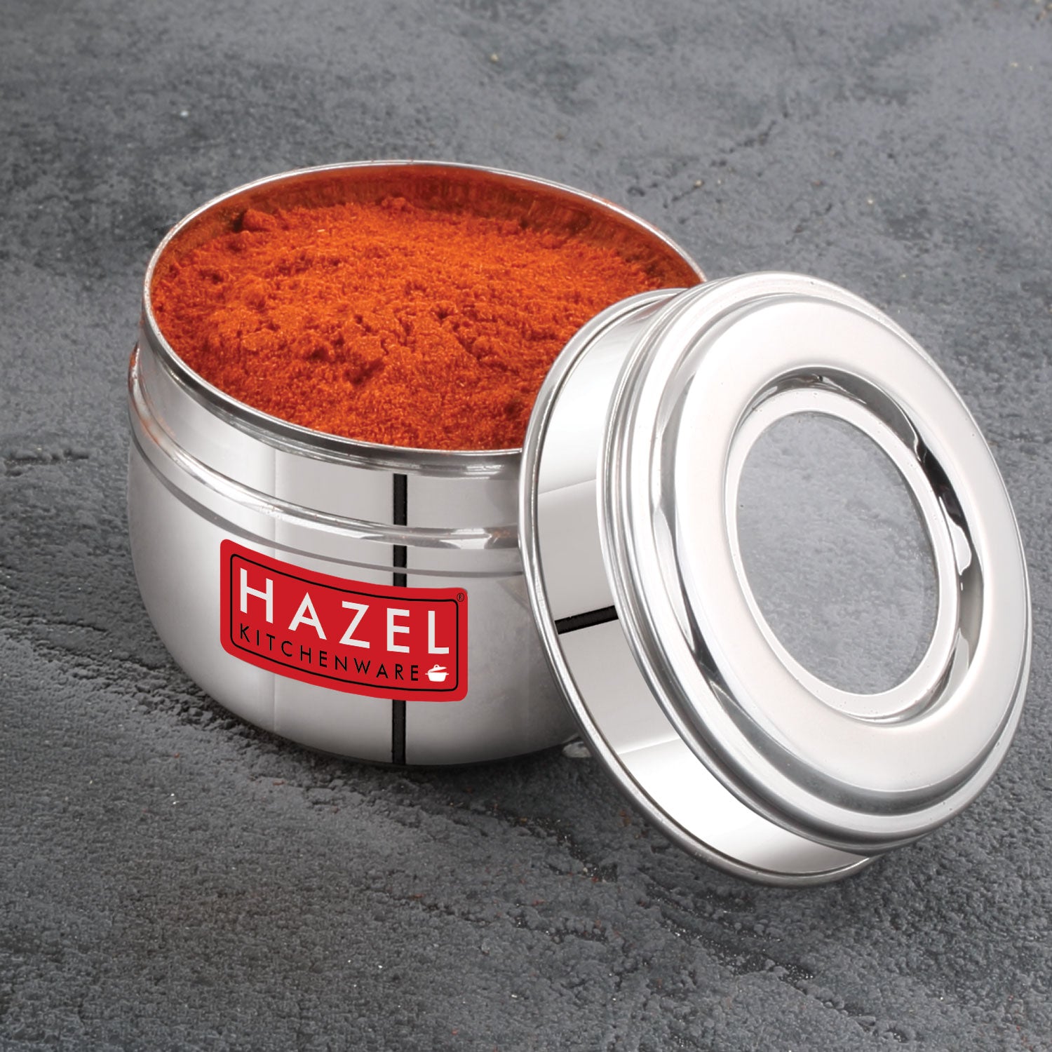 Stainless Steel Transparent Lid Containers 150 ml
