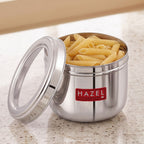 Stainless Steel Top See Container 1000ml, Dabba for Kitchen Storage