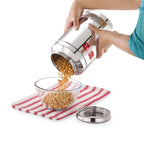 Stainless Steel Transparent Airtight Container 2500 ml for Grains & Pulses