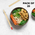 Disposable Wooden Chopsticks 20 cm, Eco-Friendly, 25 Pairs (50 Pieces)