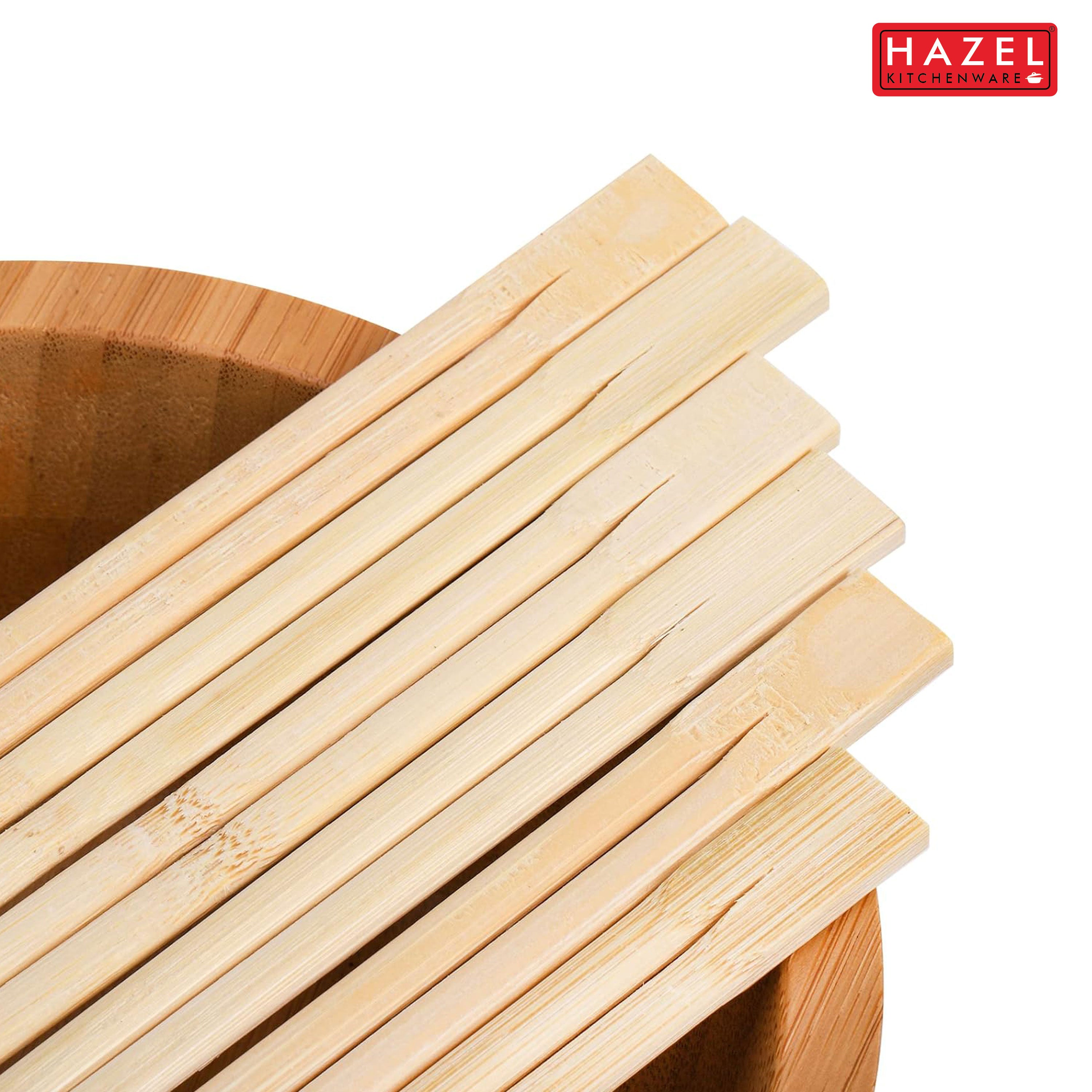 Disposable Wooden Chopsticks 20 cm, Eco-Friendly, 25 Pairs (50 Pieces)
