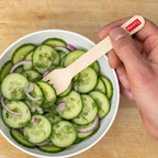 Disposable Wooden Forks 16 cm, Food-Grade Cutlery, Pack of 50