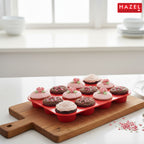 12-Cavity Non-Stick Silicone Muffin Pan Perfect for Muffins, Cupcakes & More!