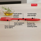 Silicone Basting Brush 8 Inch Red, Heat Resistant Oil Brush for Baking
