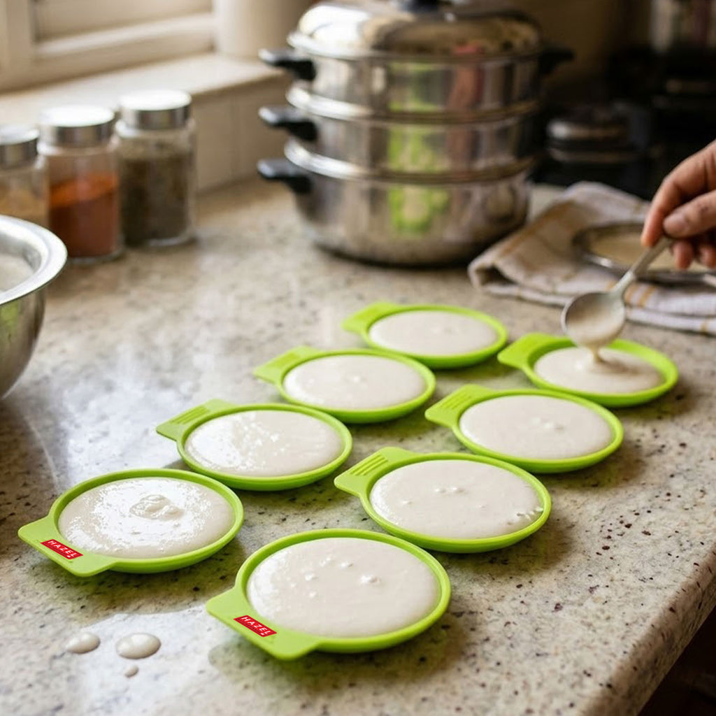 Silicone Non-Stick Idli Moulds, Pack of 8