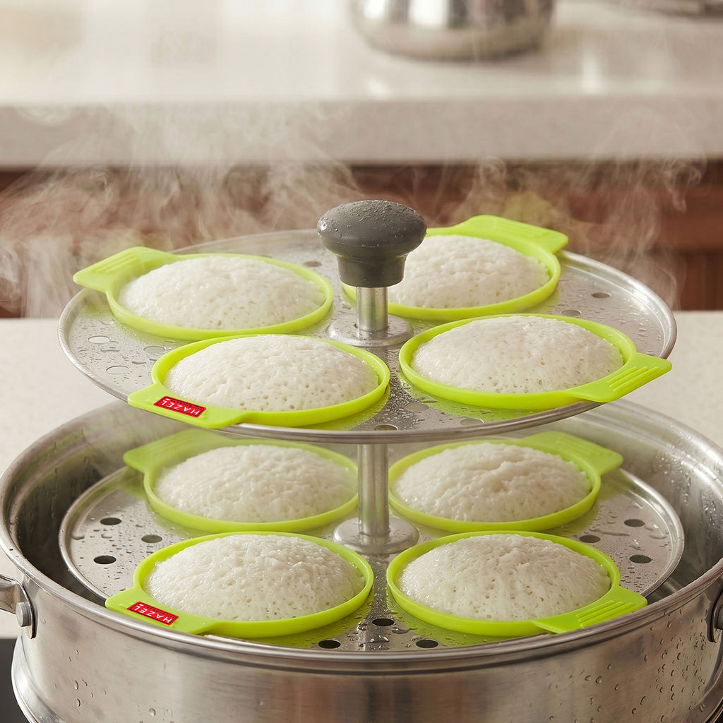 Silicone Non-Stick Idli Moulds, Pack of 8
