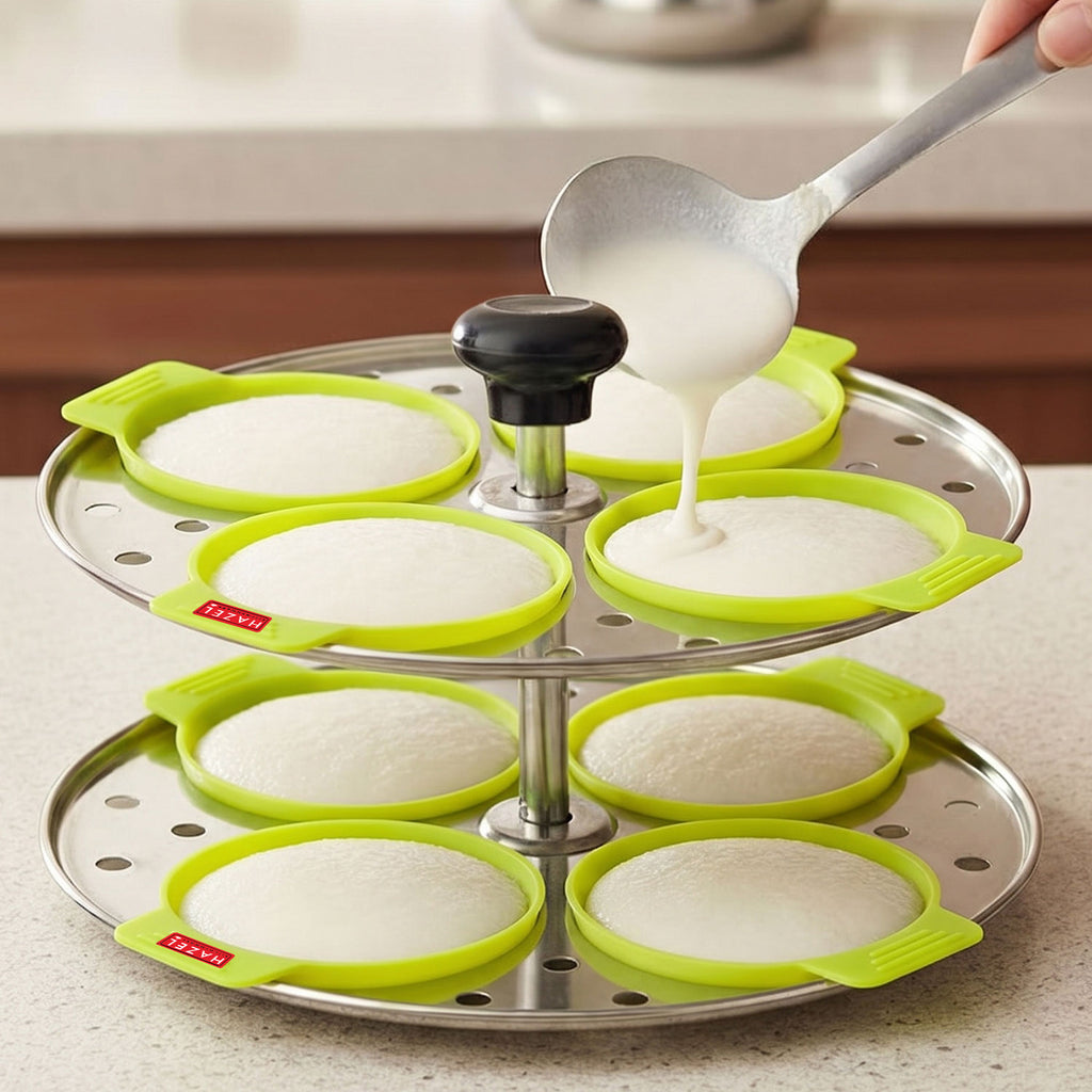 Silicone Non-Stick Idli Moulds, Pack of 8