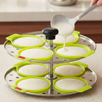 Silicone Non-Stick Idli Moulds, Pack of 8