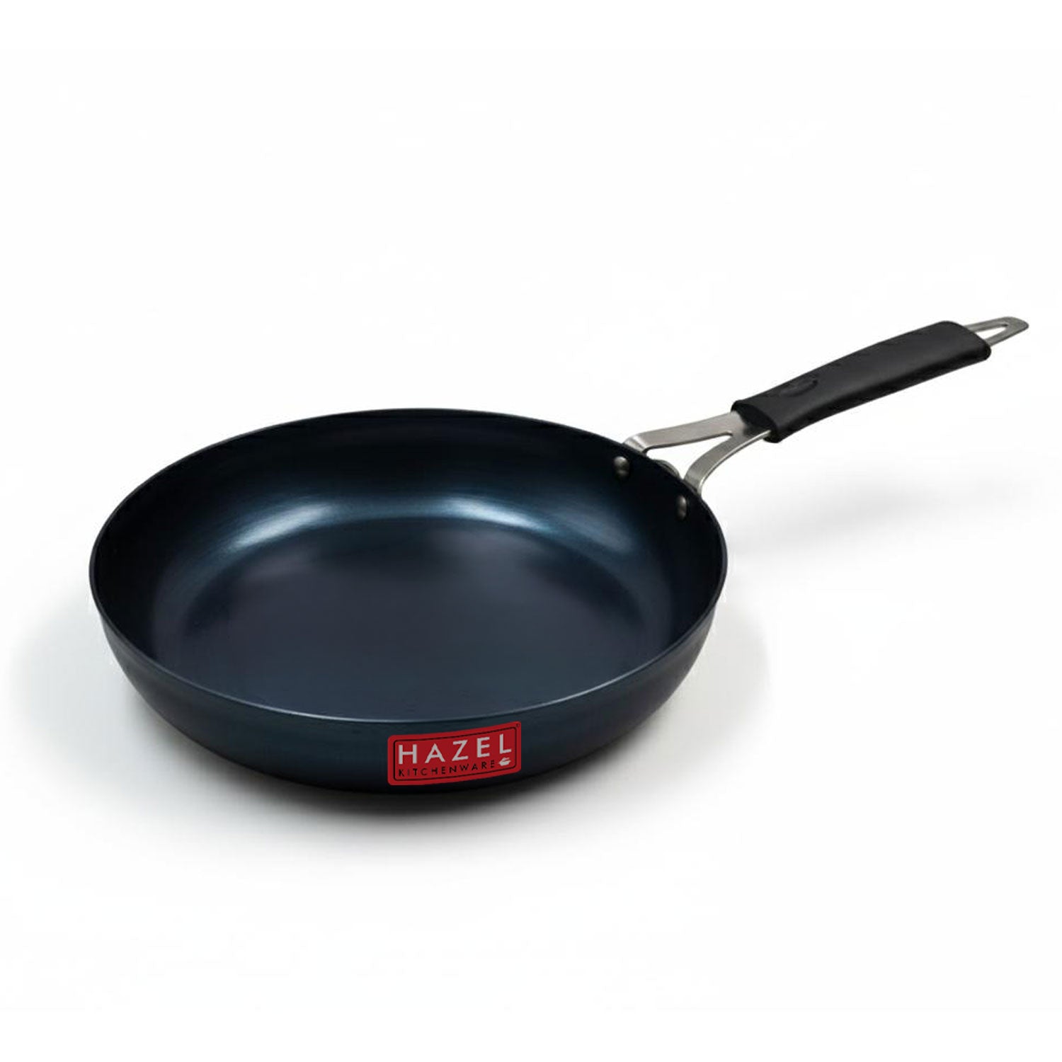 Traditional Lokhand Iron Fry Pan, 22 cm, 1200 ml