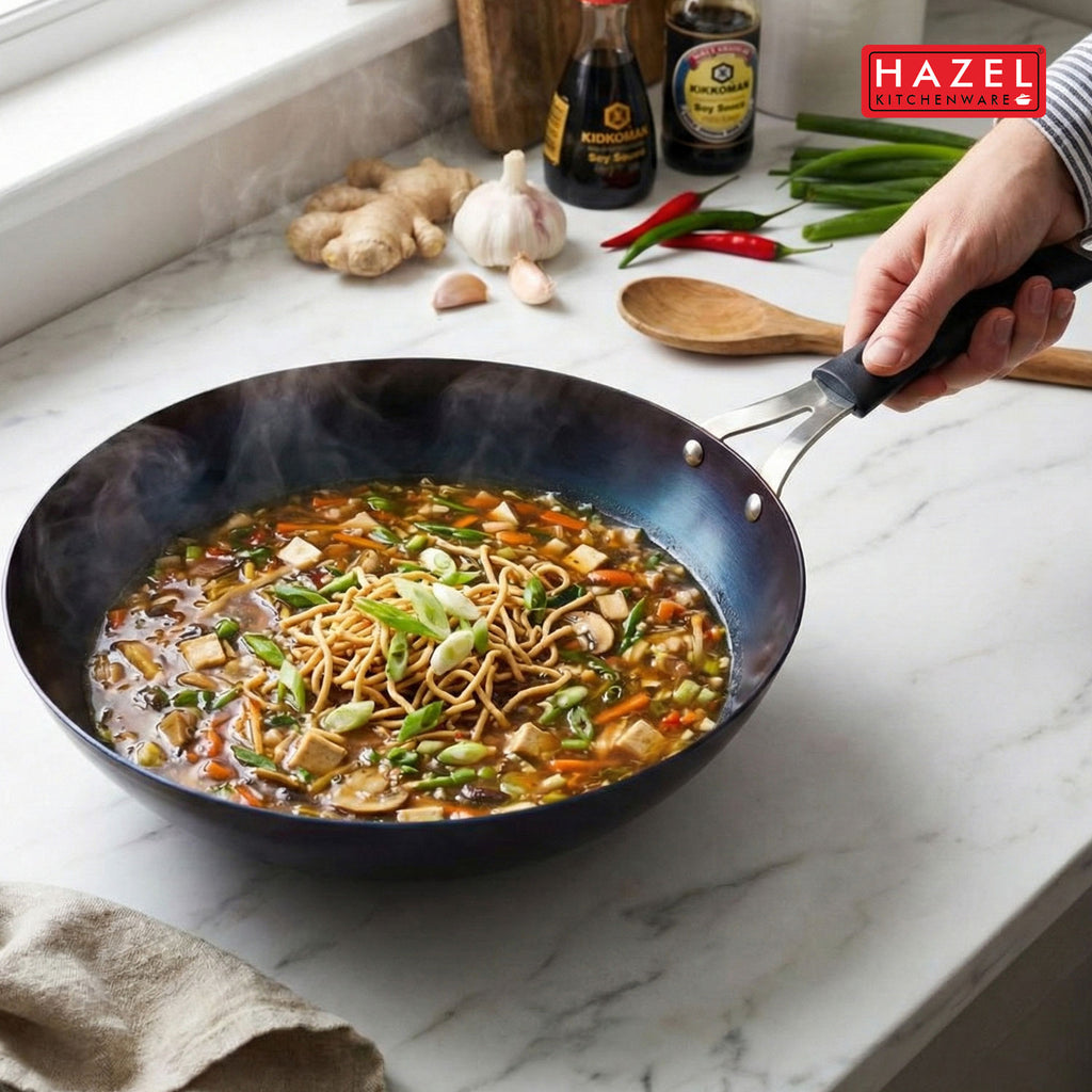 Lokhand Iron Wok, 24.7 cm, 2.45 L