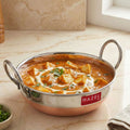 Stainless Steel Copper Bottom Kadhai with Glossy Finish, 1000 ml