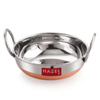 Stainless Steel Copper Bottom Kadhai, 1500 ml