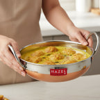 Stainless Steel Copper Bottom Kadhai, 1500 ml
