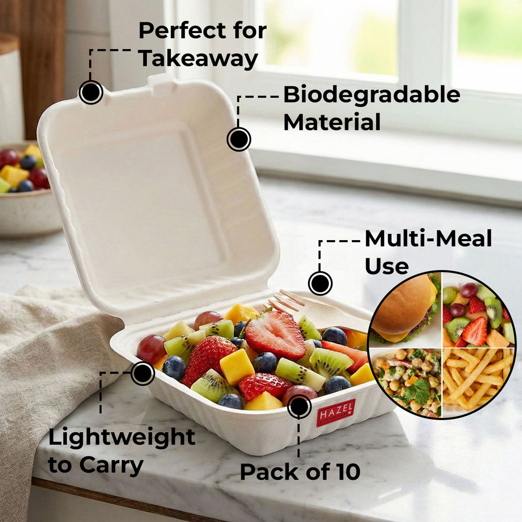 Disposable Bento Cake Box, Pack of 10