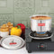Stainless Steel Patila with Lid Cooking Vessel, 800ml, Durable Induction & Gas Compatible
