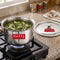 Stainless Steel Patila with Lid Cooking Vessel, 1100ml, Durable Induction & Gas Compatible