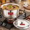 Stainless Steel Patila with Lid Cooking Vessel, 1500ml, Durable Induction & Gas Compatible