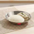 Stainless Steel Hammered Small Copri Snacks Nasta Plate, 15.5 cm
