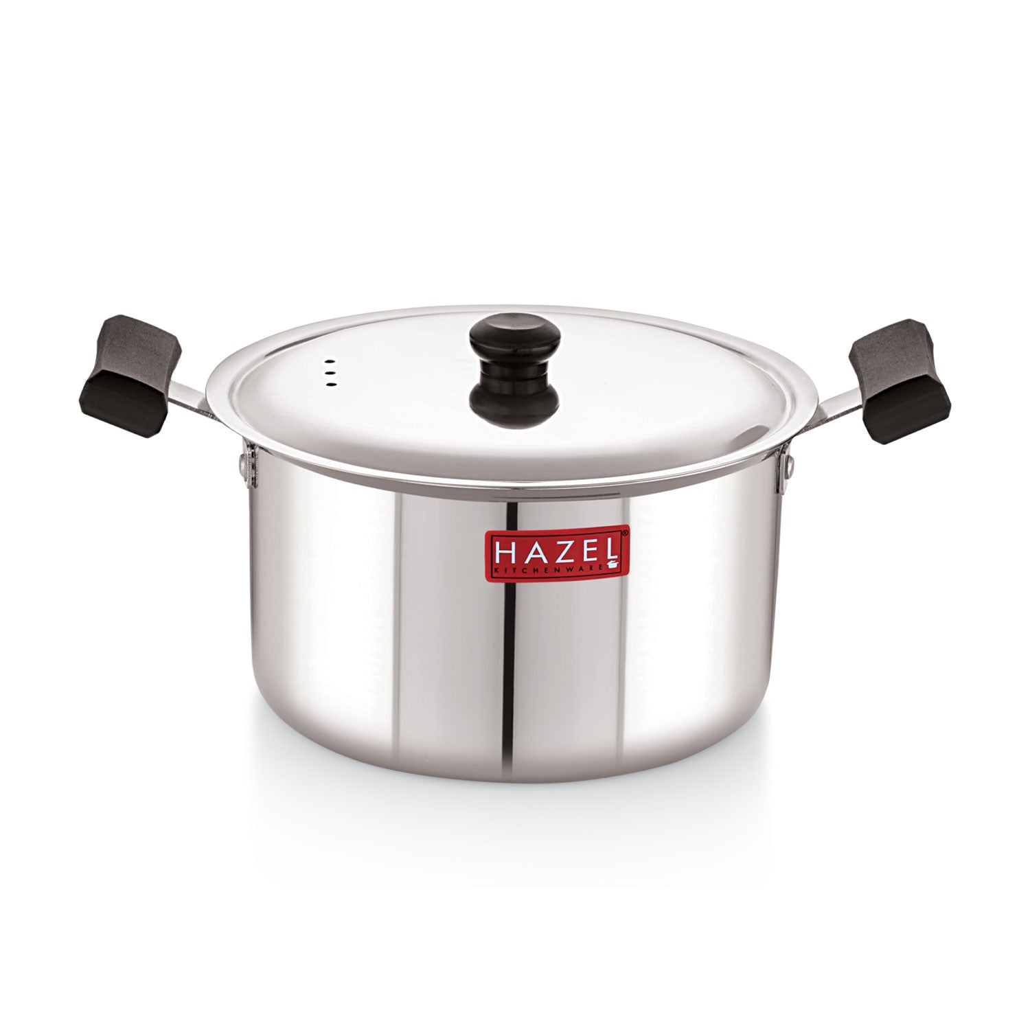 Stainless Steel Induction Casserole with Lid, Patila with Cool Touch Handles, 3000 ml