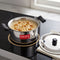 Stainless Steel Tope with Lid, Milk Tope for Induction Cooktop & Gas, 2500 ml